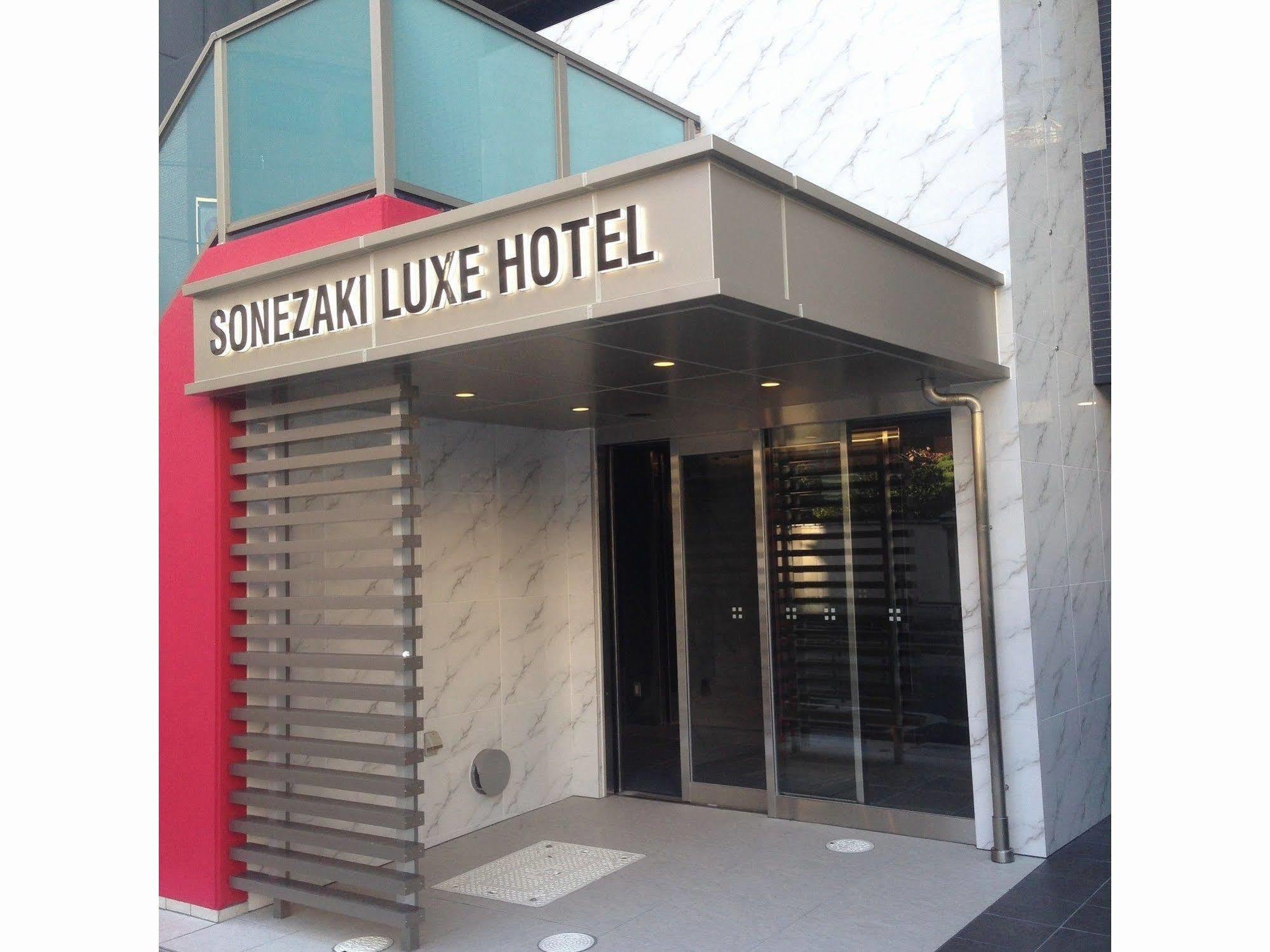 Sonezaki Luxe Hotel Osaca Exterior foto